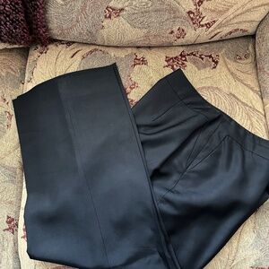 Silk Cropped Pants